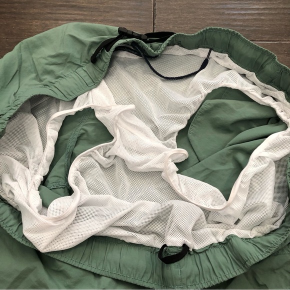 Hook And Tackle Swim Trunks Shorts Mens 4XL Green Adjustable Buckle Mesh Lined - Picture 11 of 15